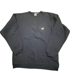 Vintage Big Dogs Crewneck Sweatshirt Mens XL Navy Blue Embroidered Spellout